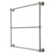 Kingston Brass 36" x 32" Wall Mount Towel Rack, Brushed Nickel DTM323638 - alternate 1